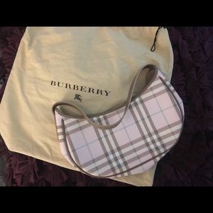Pink Burberry shoulder bag